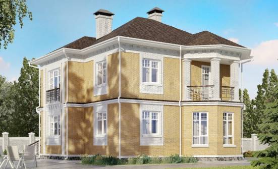 160-001-Л Проект двухэтажного дома, небольшой дом из поризованных блоков Кызыл | Проекты домов от House Expert