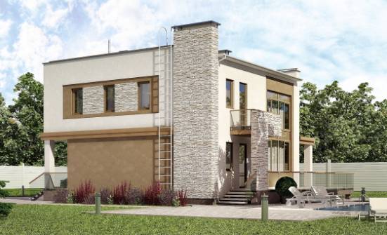 185-001-П Проект двухэтажного дома, просторный загородный дом из поризованных блоков Кызыл | Проекты домов от House Expert
