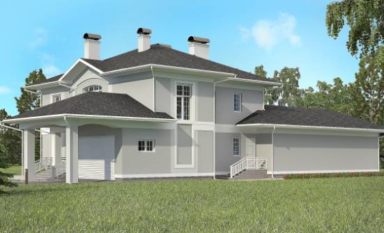 360-001-П Проект двухэтажного дома, гараж, классический домик из кирпича Кызыл | Проекты домов от House Expert