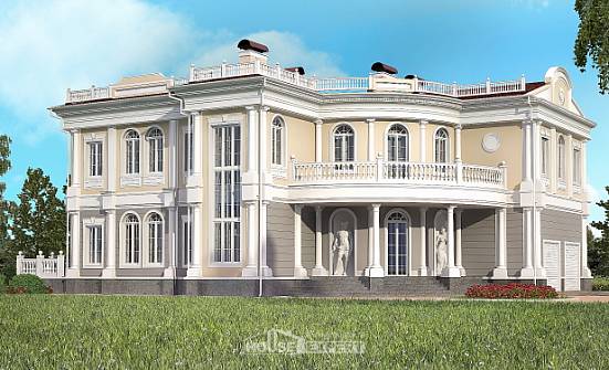505-001-П Проект двухэтажного дома, гараж, современный коттедж из газосиликатных блоков Кызыл | Проекты домов от House Expert