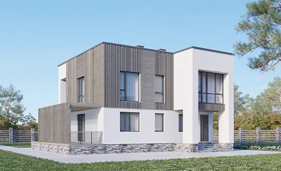150-017-П Проект двухэтажного дома, красивый домик из пеноблока Кызыл | Проекты домов от House Expert