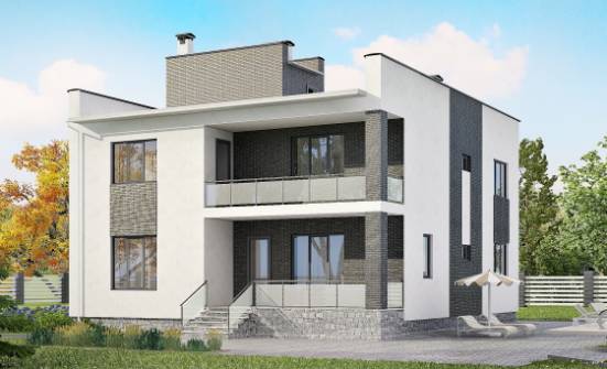 225-001-П Проект двухэтажного дома, классический домик из газосиликатных блоков Кызыл | Проекты домов от House Expert