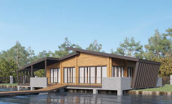 100-007-П Проект бани из дерева Кызыл | Проекты одноэтажных домов от House Expert