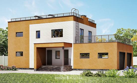 180-012-П Проект двухэтажного дома, гараж, просторный загородный дом из кирпича Кызыл | Проекты домов от House Expert