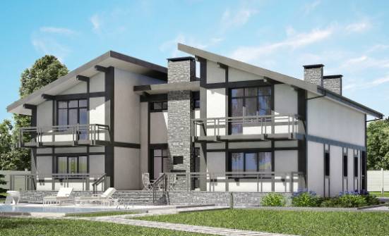 280-002-П Проект двухэтажного дома мансардный этаж, бюджетный домик из кирпича Кызыл | Проекты домов от House Expert