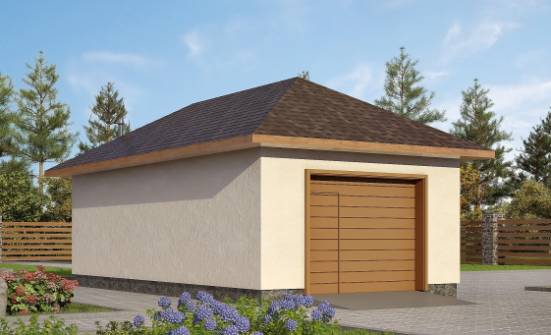 040-001-П Проект гаража из поризованных блоков Кызыл | Проекты одноэтажных домов от House Expert