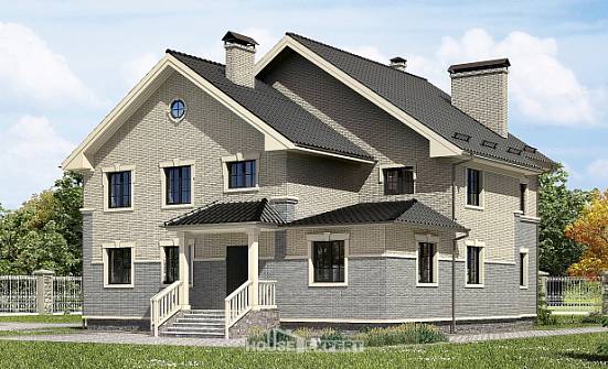 300-004-П Проект двухэтажного дома, классический дом из газобетона Кызыл | Проекты домов от House Expert