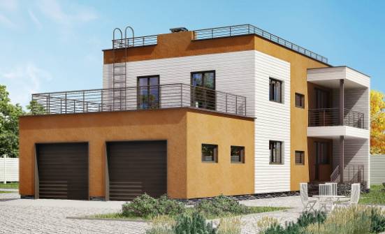 180-012-П Проект двухэтажного дома, гараж, просторный загородный дом из кирпича Кызыл | Проекты домов от House Expert
