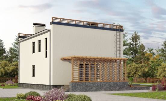 215-002-Л Проект двухэтажного дома, классический коттедж из арболита Кызыл | Проекты домов от House Expert