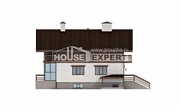 420-001-П Проект трехэтажного дома с мансардным этажом и гаражом, классический загородный дом из кирпича, Кызыл