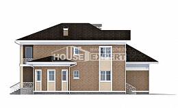 335-002-П Проект двухэтажного дома и гаражом, классический загородный дом из кирпича, Кызыл